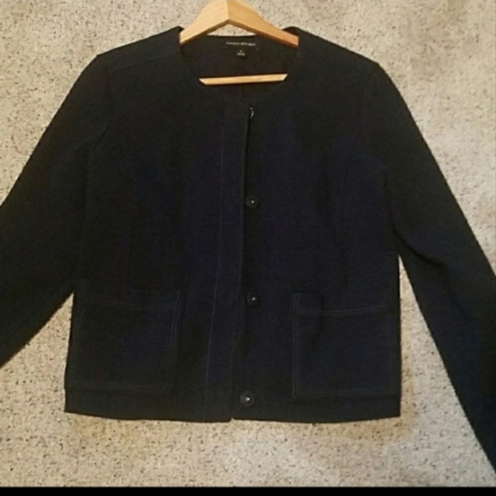 Banana republic navy jacket sz s
